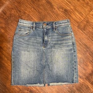 Hudson Classic Blue Denim Mini Skirt